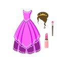 Tela Dress Up and Style a Princess para extensão da loja virtual do Chrome no OffiDocs Chromium