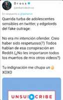 Free download Dross Insultando a usuarios que lo criticaron por lo de Etika. free photo or picture to be edited with GIMP online image editor