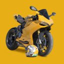 Ducati 1199 Panigale: An Italian Masterpiece in Yellow  screen for extension Chrome web store in OffiDocs Chromium