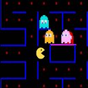 Skrin bodoh Pacman untuk sambungan kedai web Chrome dalam OffiDocs Chromium