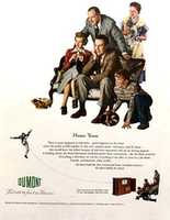 Free download DuMont Television Ad: Home Team (1950) free photo or picture to be edited with GIMP online image editor