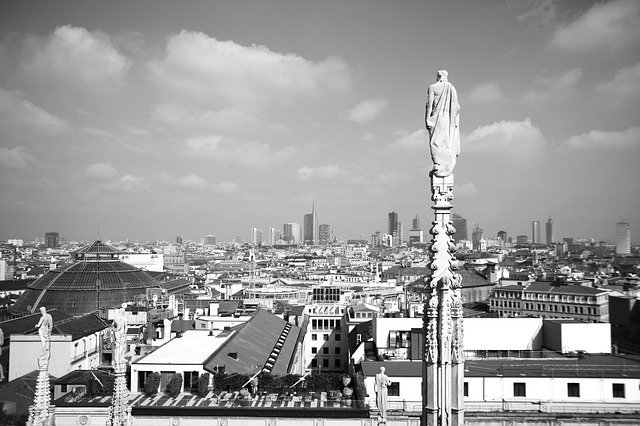 Ücretsiz indir duomo di milano milano italya şehri ücretsiz resim GIMP ücretsiz çevrimiçi resim düzenleyici ile düzenlenebilir