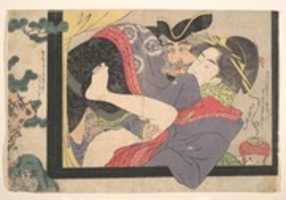 Free download Dutchman and Maruyama Courtesan free photo or picture to be edited with GIMP online image editor