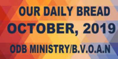 Free download DVLV OUR DAILY BREAD-OCTOBER, 2019-ODBMINISTRY free photo or picture to be edited with GIMP online image editor