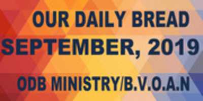 Free download DVLV OUR DAILY BREAD-SEPTEMBER, 2019-ODBMINISTRY free photo or picture to be edited with GIMP online image editor