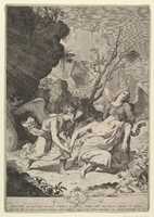 Free download Dying Magdalen Sustained by Angels free photo or picture to be edited with GIMP online image editor