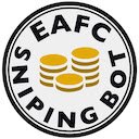 EAFC Sniping Bot  screen for extension Chrome web store in OffiDocs Chromium