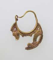Free download Earring, crescent-shaped, Byzantine style free photo or picture to be edited with GIMP online image editor