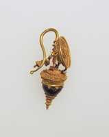 Free download Earring with disc, amphora, chains free photo or picture to be edited with GIMP online image editor