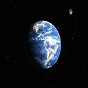ऑफीडॉक्स क्रोमियम में क्रोम वेब स्टोर के विस्तार के लिए पृथ्वी और चंद्रमा स्क्रीन