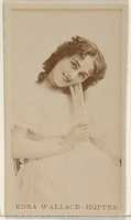 Free download Edna Wallace-Hopper, from the Actors and Actresses series (N45, Type 8) for Virginia Brights Cigarettes free photo or picture to be edited with GIMP online image editor