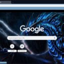 Electric Blue Dragon  screen for extension Chrome web store in OffiDocs Chromium