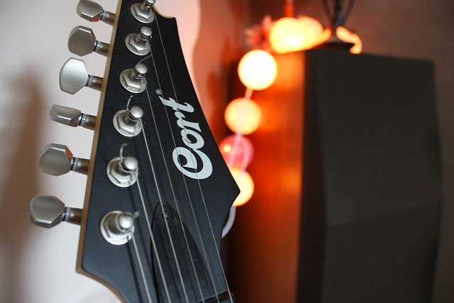 Free download electric guitar light atmosphere free picture to be edited with GIMP free online image editor