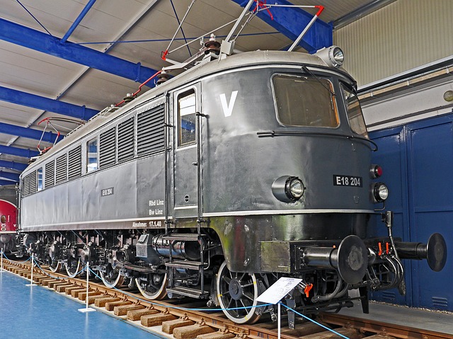 Free download electric locomotive museum prora free picture to be edited with GIMP free online image editor