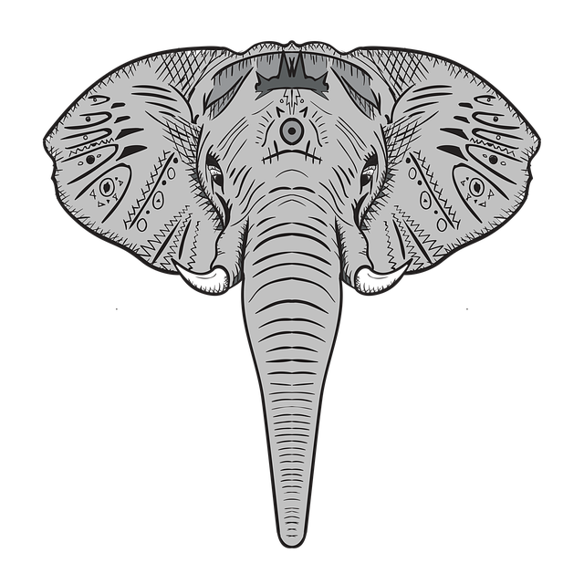 Download grátis Elephant Animal Wildlife ilustração gratuita para ser editada com o editor de imagens online GIMP