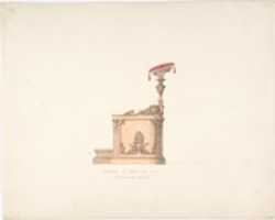 دانلود رایگان Elevation of a Pulpit، Side View، R. Edmundson & Sons عکس یا عکس رایگان برای ویرایش با ویرایشگر تصویر آنلاین GIMP