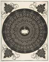 Free picture Embroidery Pattern with an Oblong Panel in its Center to be edited by GIMP online free image editor by OffiDocs