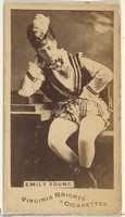 Free download Emily Young, from the Actors and Actresses series (N45, Type 1) for Virginia Brights Cigarettes free photo or picture to be edited with GIMP online image editor