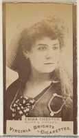 Free download Emma Chester, from the Actors and Actresses series (N45, Type 3) for Virginia Brights Cigarettes free photo or picture to be edited with GIMP online image editor