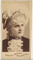 Free download Emma Juch, from the Actors and Actresses series (N45, Type 1) for Virginia Brights Cigarettes free photo or picture to be edited with GIMP online image editor