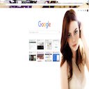 Emma Stone Theme  screen for extension Chrome web store in OffiDocs Chromium