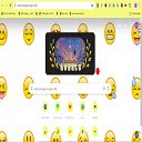 Emoji Theme  screen for extension Chrome web store in OffiDocs Chromium