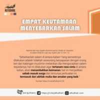 Free download EMPAT KEUTAMAAN MENYEBARKAN SALAM free photo or picture to be edited with GIMP online image editor