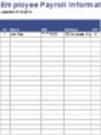 Employee Payroll Register DOC、XLS、またはPPTテンプレートを無料でダウンロードしてLibreOfficeオンラインまたはOpenOfficeデスクトップオンラインで無料で編集できます