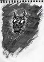 Free download Empty Demon Wolf free photo or picture to be edited with GIMP online image editor
