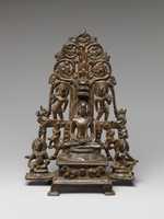 ดาวน์โหลดฟรี Enthroned Jina เข้าร่วมโดย Yaksha, Yakshi และ Chauri-Bearers ภาพถ่ายหรือรูปภาพฟรีที่จะแก้ไขด้วยโปรแกรมแก้ไขรูปภาพออนไลน์ GIMP