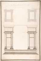 Free download Entrance Portal: Plan and Elevation, Each Pier Consisting of Two Pilasters free photo or picture to be edited with GIMP online image editor