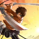 Eren Attack on Titan Anime Theme  screen for extension Chrome web store in OffiDocs Chromium