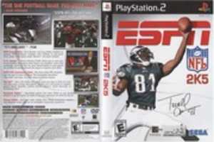 Free download ESPN NFL 2K5 [SLUS 20919] (Sony PlayStation 2) Cover Scans (1600DPI) free photo or picture to be edited with GIMP online image editor