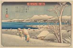 Free download Evening Snow at Uchikawa free photo or picture to be edited with GIMP online image editor