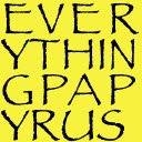 everything papyrus  screen for extension Chrome web store in OffiDocs Chromium