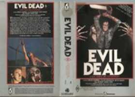 Free download Evil Dead ( Sam Raimi, 1981) Australian VHS Cover Art free photo or picture to be edited with GIMP online image editor