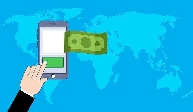 Descargue gratis la ilustración gratuita de E Wallet Money Transfer para editar con el editor de imágenes en línea GIMP
