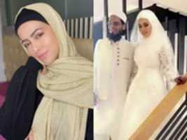 Free download EX Bigg Boss Contestant Sana Khan Gets Married To Mufti Anas free photo or picture to be edited with GIMP online image editor
