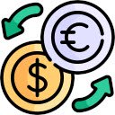 Exchange Rates  screen for extension Chrome web store in OffiDocs Chromium