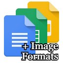 Expand Image Formats  screen for extension Chrome web store in OffiDocs Chromium