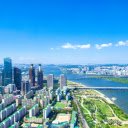 Expansive Metropolis by the River  screen for extension Chrome web store in OffiDocs Chromium