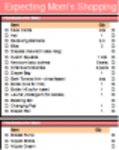 تنزيل مجاني لقالب قائمة التسوق الخاصة بالأمهات المتوقعين DOC أو XLS أو PPT مجانًا ليتم تحريره باستخدام LibreOffice عبر الإنترنت أو OpenOffice Desktop عبر الإنترنت