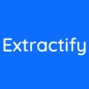 Extractify  screen for extension Chrome web store in OffiDocs Chromium