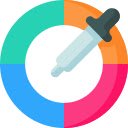 Layar pemilih warna pipet untuk ekstensi toko web Chrome di OffiDocs Chromium