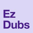 Skrin EzDubs untuk sambungan kedai web Chrome dalam OffiDocs Chromium