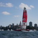 F50 Foiling Catamaran at the SailGP in Australia  screen for extension Chrome web store in OffiDocs Chromium
