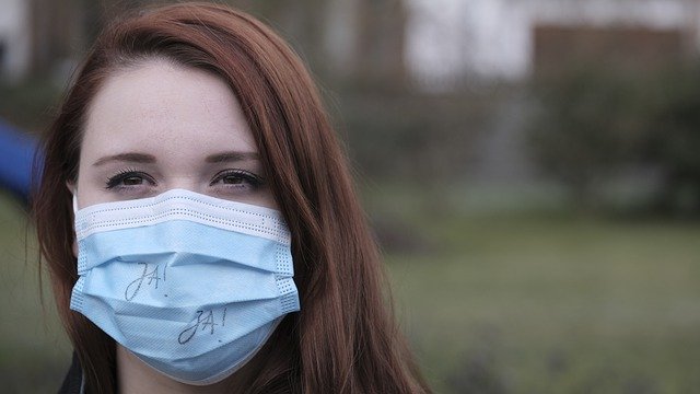 Free download face mask woman portrait free picture to be edited with GIMP free online image editor
