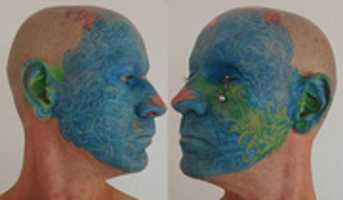 Free download Facial Tattoo free photo or picture to be edited with GIMP online image editor