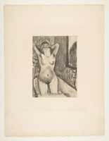 Free download Facsimile of Femme Debout dans une Baignoire free photo or picture to be edited with GIMP online image editor