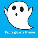 Facts Ghosts Theme  screen for extension Chrome web store in OffiDocs Chromium